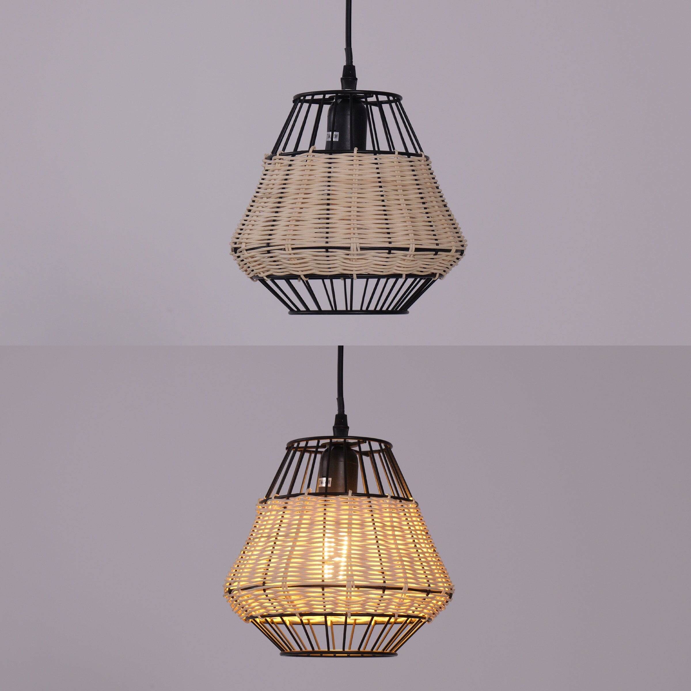 Lightsin Hexagonal Woven Pendant Light for Natural Warmth and Modern Style Lightsin UK 