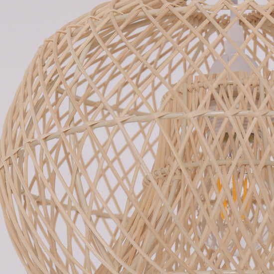 Lightsin SolNest Boho Rattan Hanging Lamp Lightsin UK 