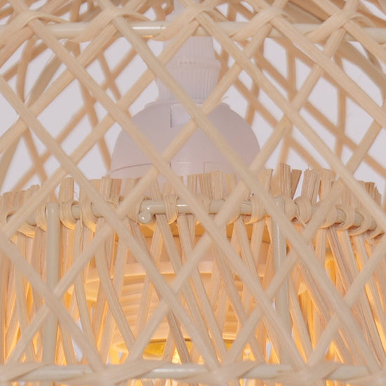 Lightsin SolNest Boho Rattan Hanging Lamp Lightsin UK 