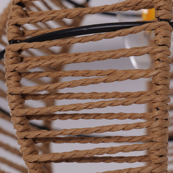 Living Nest UK Woven Paper Rope Pendant Light for Cozy Elegance and Timeless Charm Living Nest UK