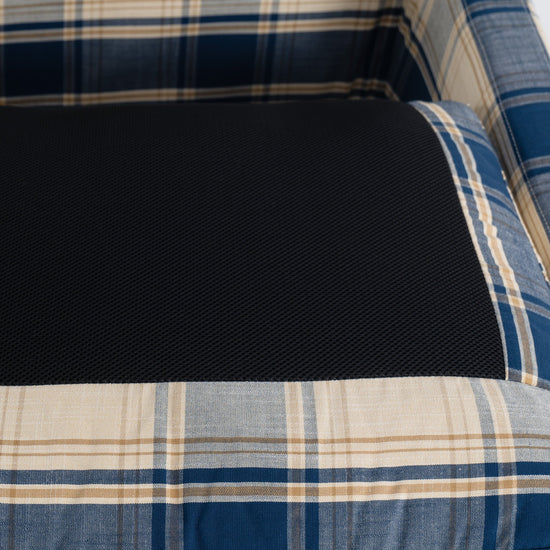 Cottonfy Country Check Sofa with Removable Skirted Covers Living and Home 