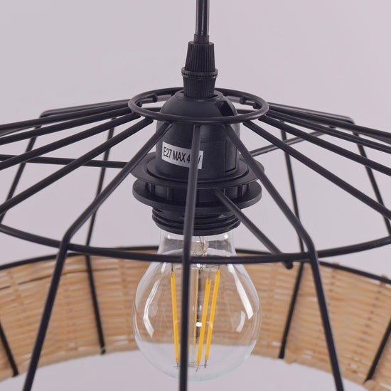 Lightsin Geometric Bamboo Pendant Light for a Touch of Natural Modernity Lightsin UK 