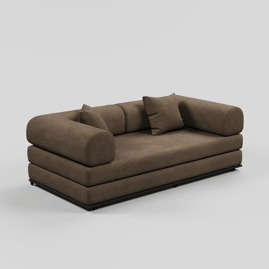 Cottonfy Matcha Toast Sofa Bed May Sale Cottonfy UK Brown 180 CM 