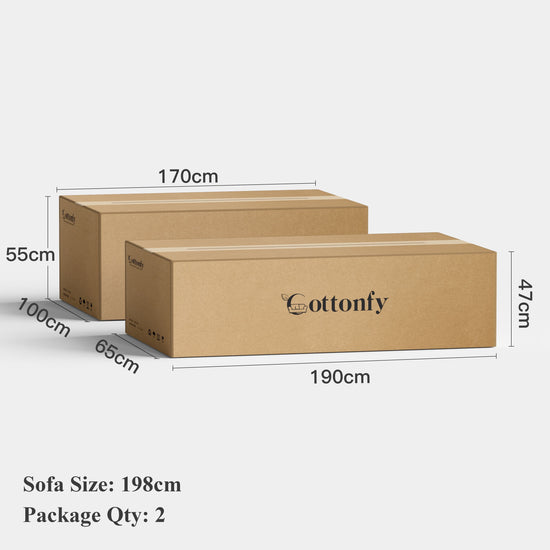 Cottonfy Small 2 Seater Sofa Bed Foldable Space Saving Sofa for UK Homes Sofa Beds Cottonfy UK 