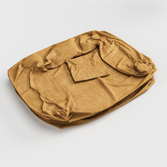 Cottonfy Tailored sofa cover for the Matcha Toast Sofa Bed Cottonfy UK 130CM Mustard 