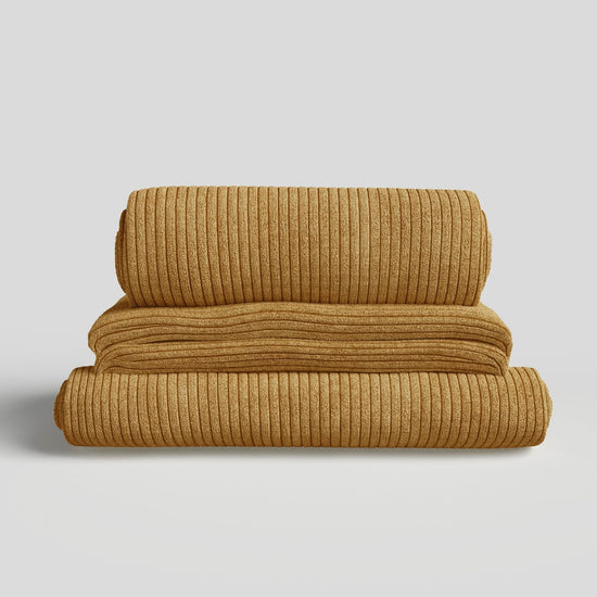 Cottonfy Tailored sofa cover for the Matcha Toast Sofa Bed Cottonfy UK 180CM Mustard 