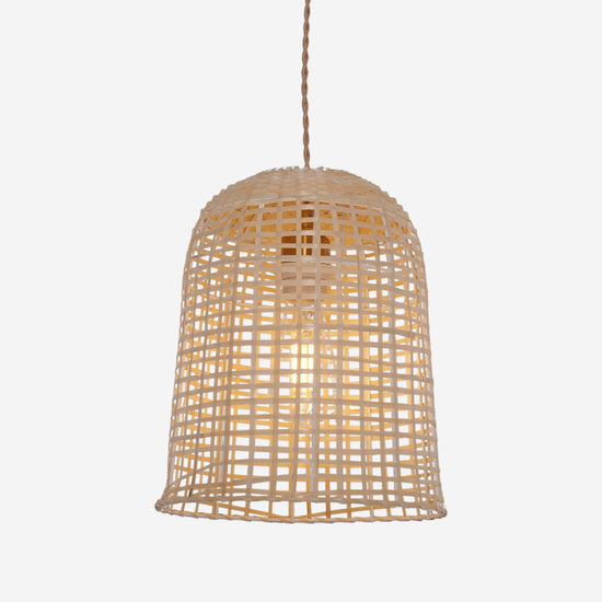 Living Nest UK Eco-Friendly Natural Woven Bamboo Pendant Light for Cozy Ambiance Living Nest UK