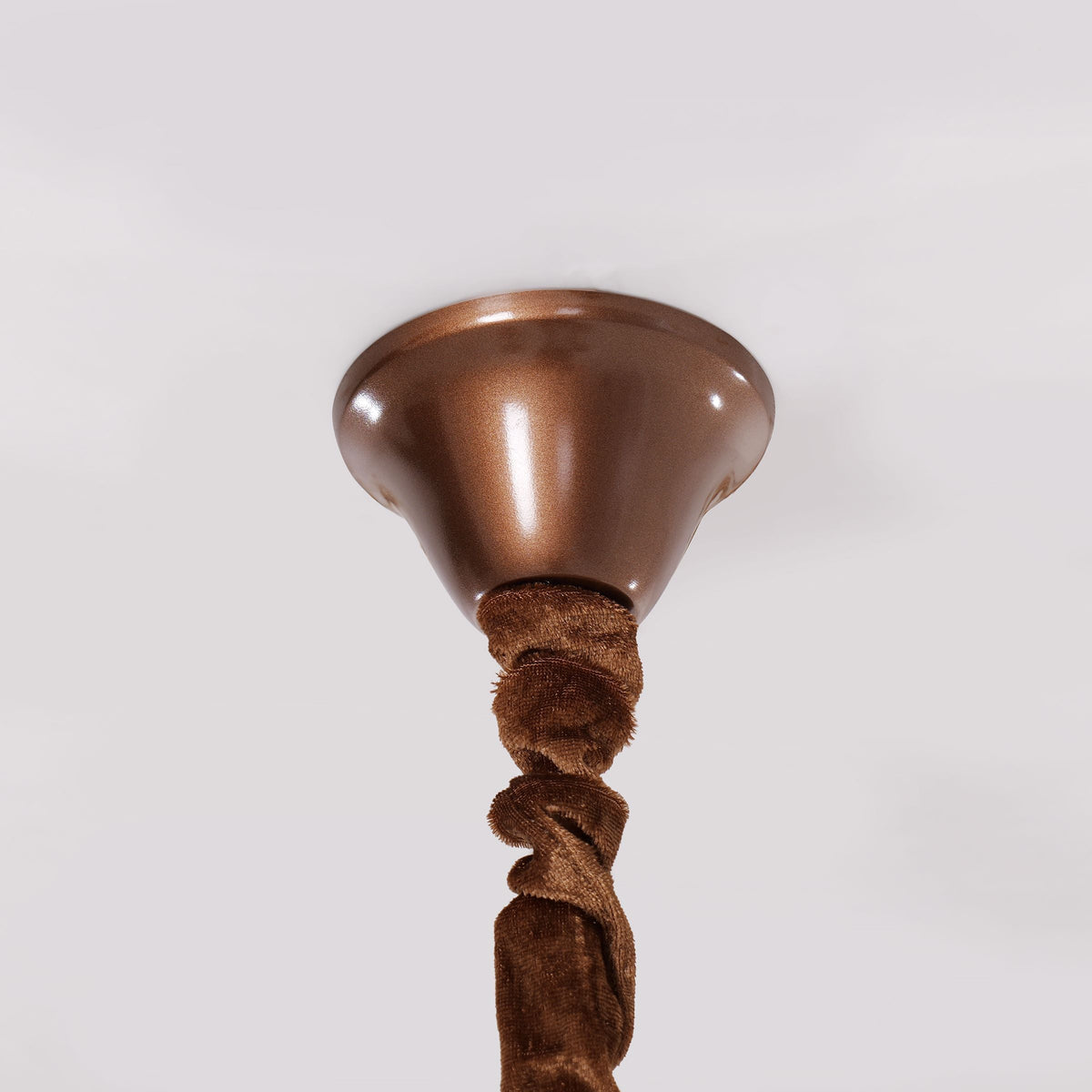 gold 6-light floral glass chandelier shown as a clean product view