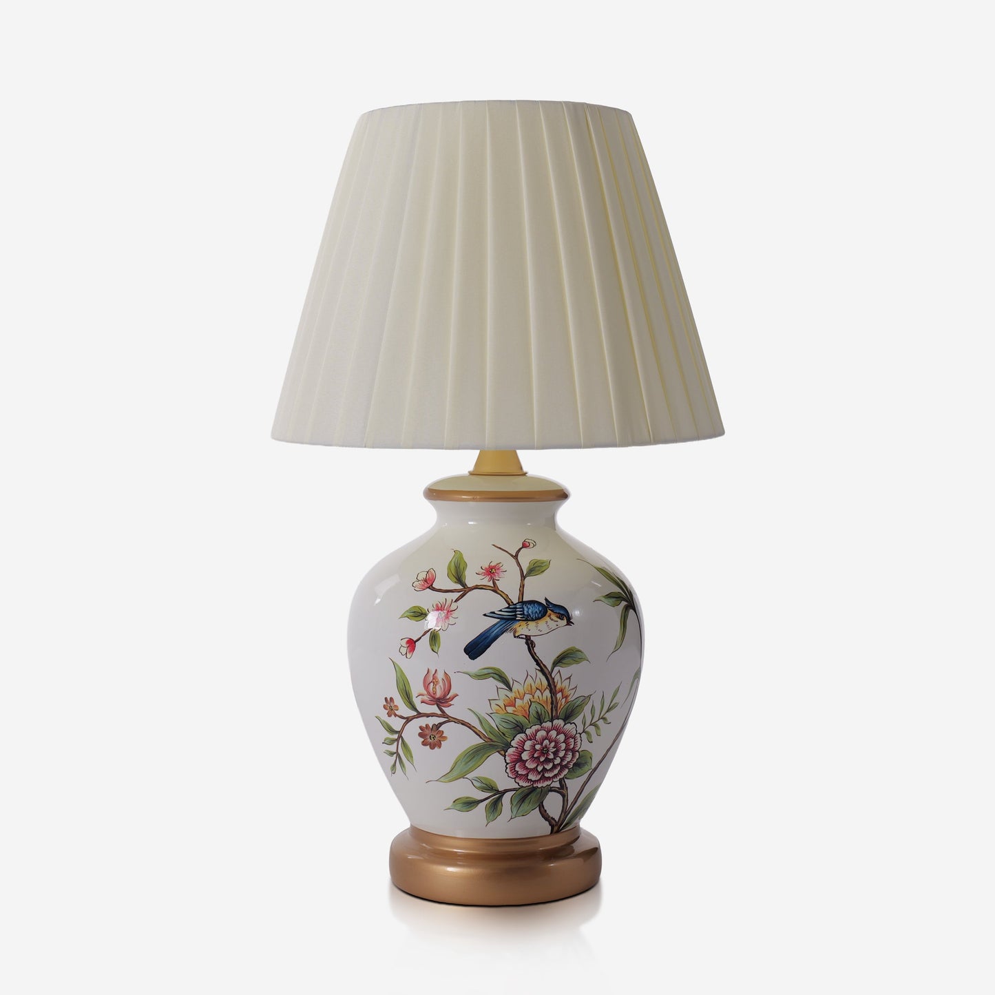 Chinoiserie Hand-Painted Ceramic Table Lamp Collection