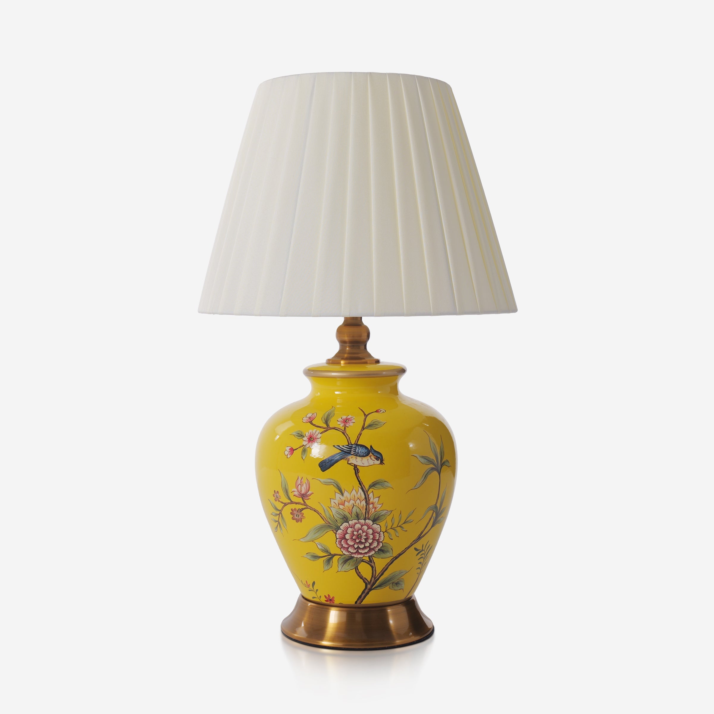 Chinoiserie Hand-Painted Ceramic Table Lamp Collection