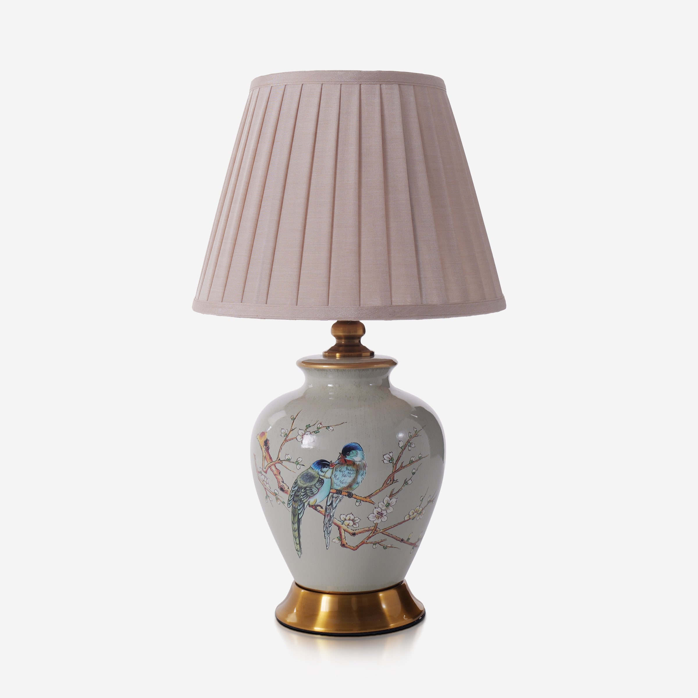 Chinoiserie Hand-Painted Ceramic Table Lamp Collection