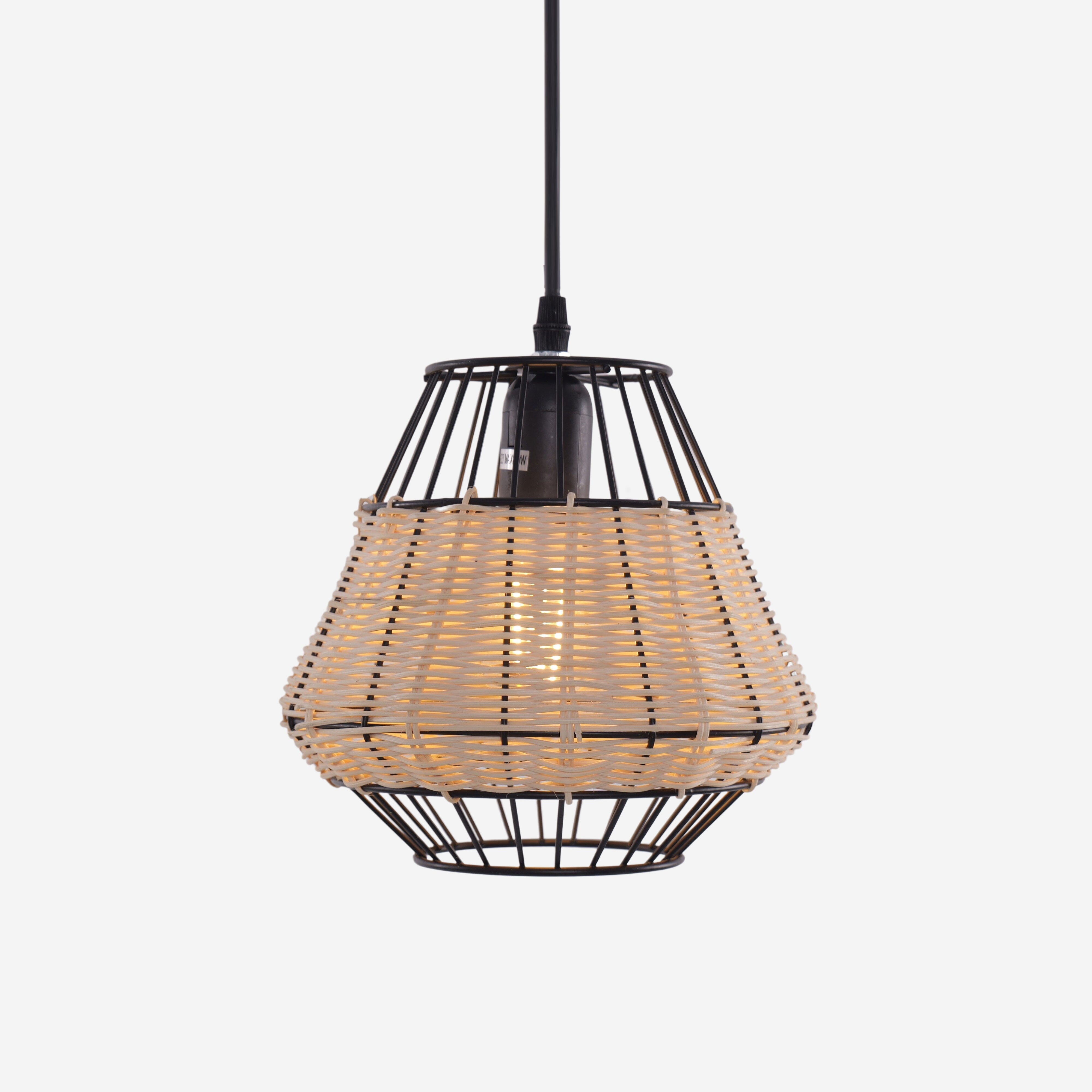 Lightsin Hexagonal Woven Pendant Light for Natural Warmth and Modern Style Lightsin UK 