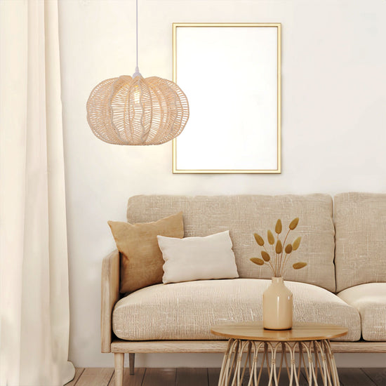 Lightsin Woven Rattan Ceiling Light for a Serene Ambiance Lightsin UK 