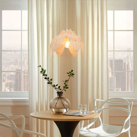 Lightsin AmberNest Natural Rattan Light for Calm Cozy Corners Lightsin UK 