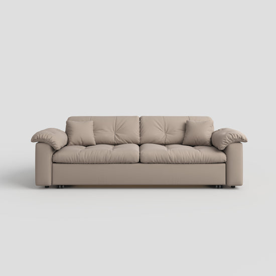 Multifunctional Sleeper Pull Out 2 Seater Sofa Bed with Storage Space