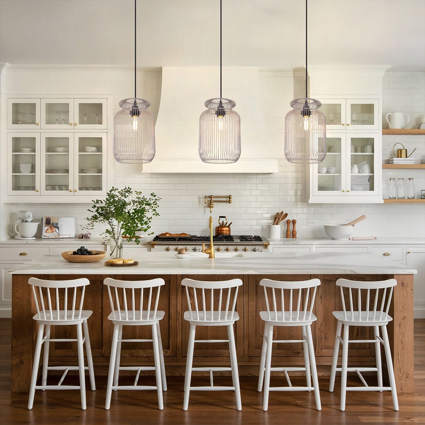 Lightsin Sleek Modern Grey Iron Pendant Light for Home D¨¦cor Living and Home 