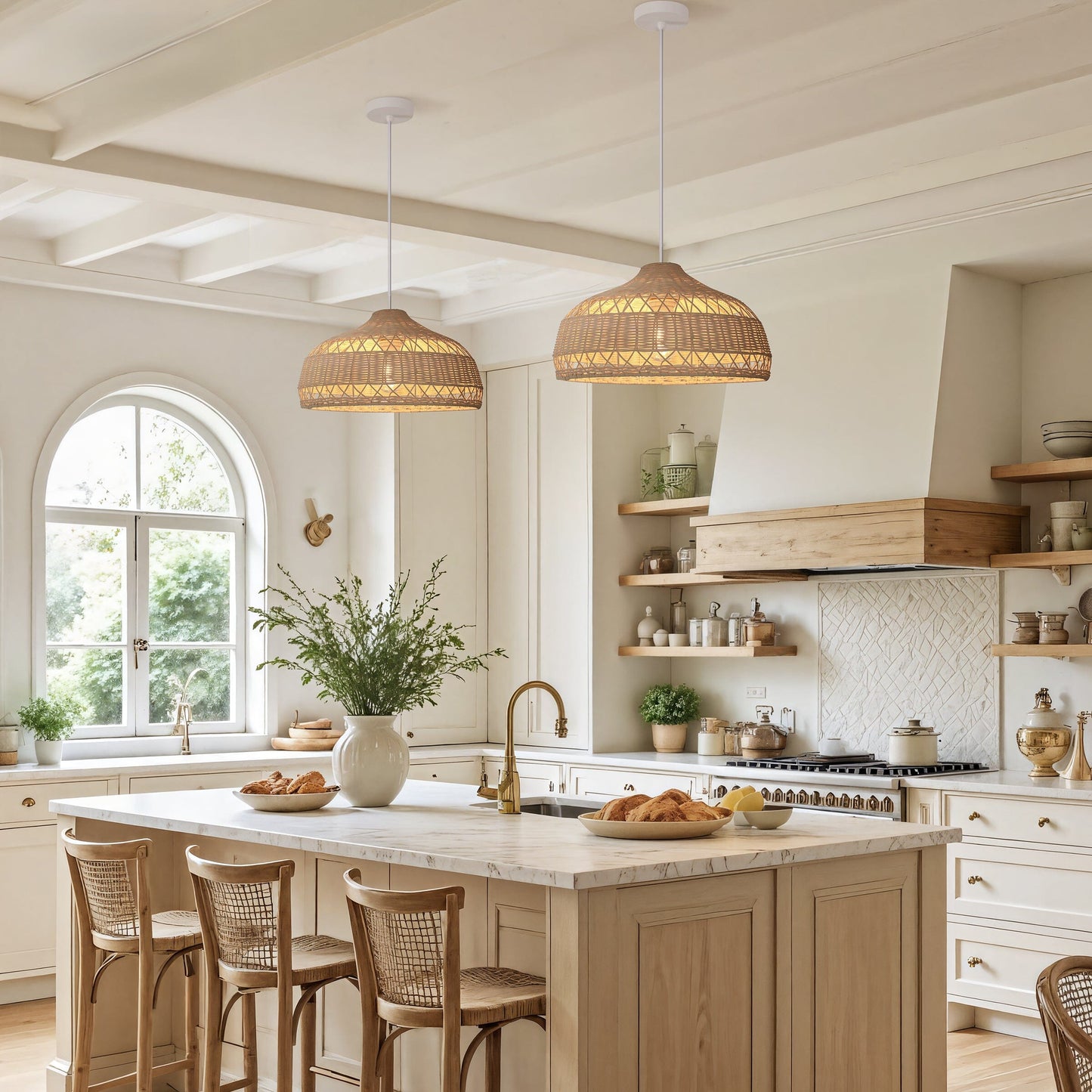 Lightsin Cella-Minimalist Bamboo Cone Ceiling Light Lightsin UK 