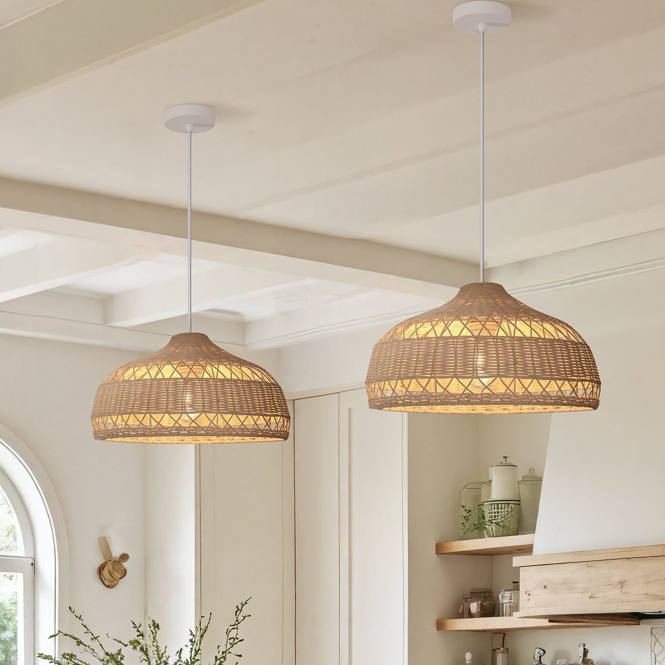 Lightsin Cella-Minimalist Bamboo Cone Ceiling Light Lightsin UK 