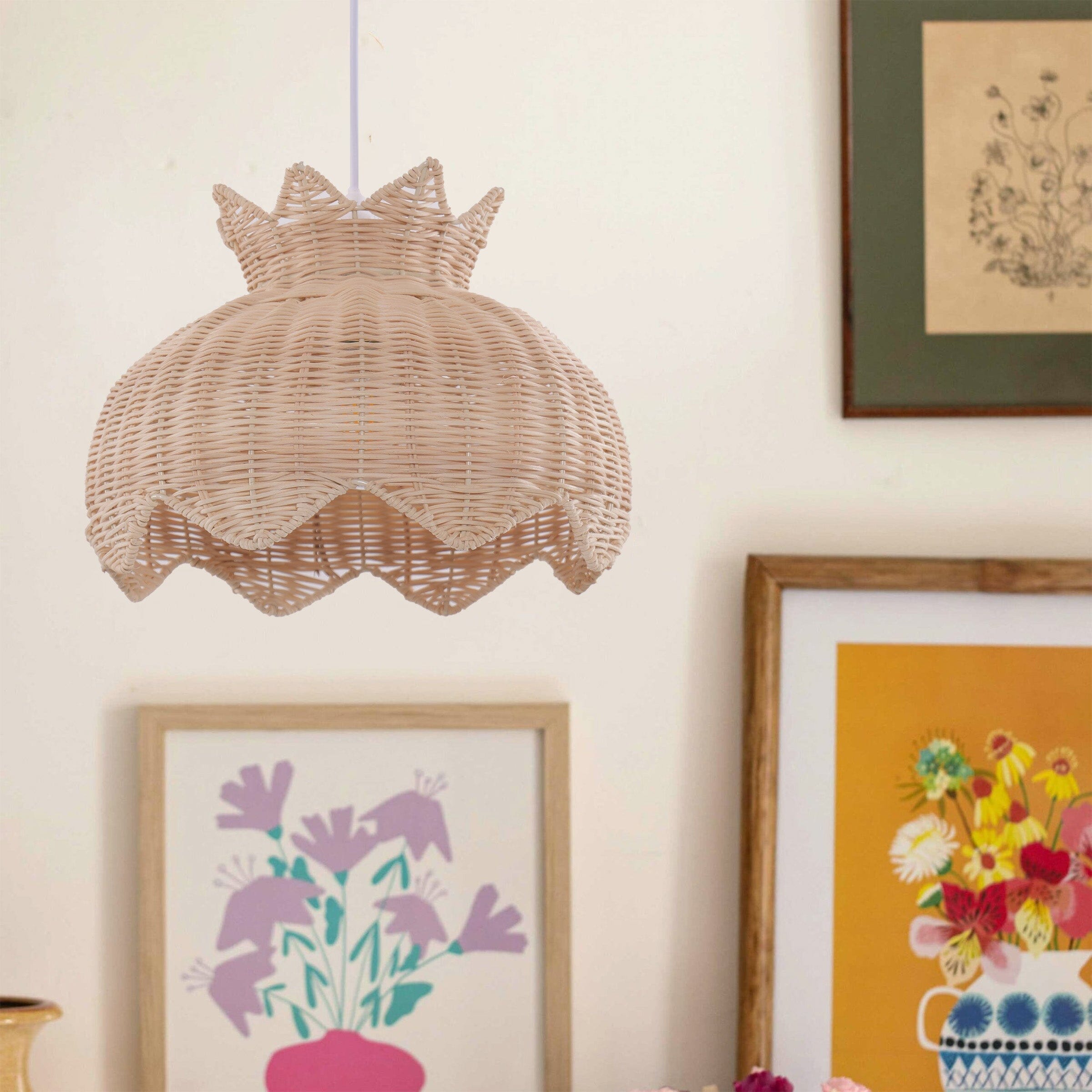 Lightsin Handwoven Paper Rope Pendant Light for a Natural & Cozy Ambiance Lightsin UK 