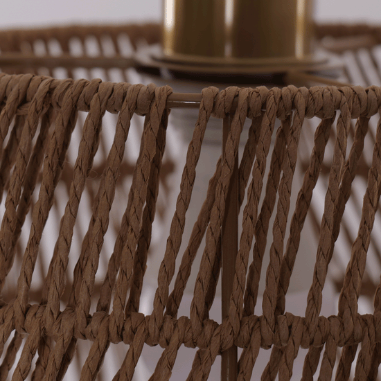 Lightsin Handcrafted Warm Rustic Paper Rope Pendant Light Lightsin UK 