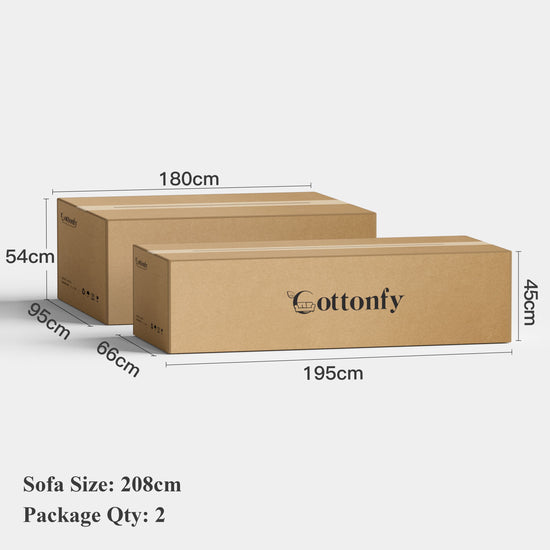 Cottonfy Small 2 Seater Sofa Bed Foldable Space Saving Sofa for UK Homes Sofa Beds Cottonfy UK 