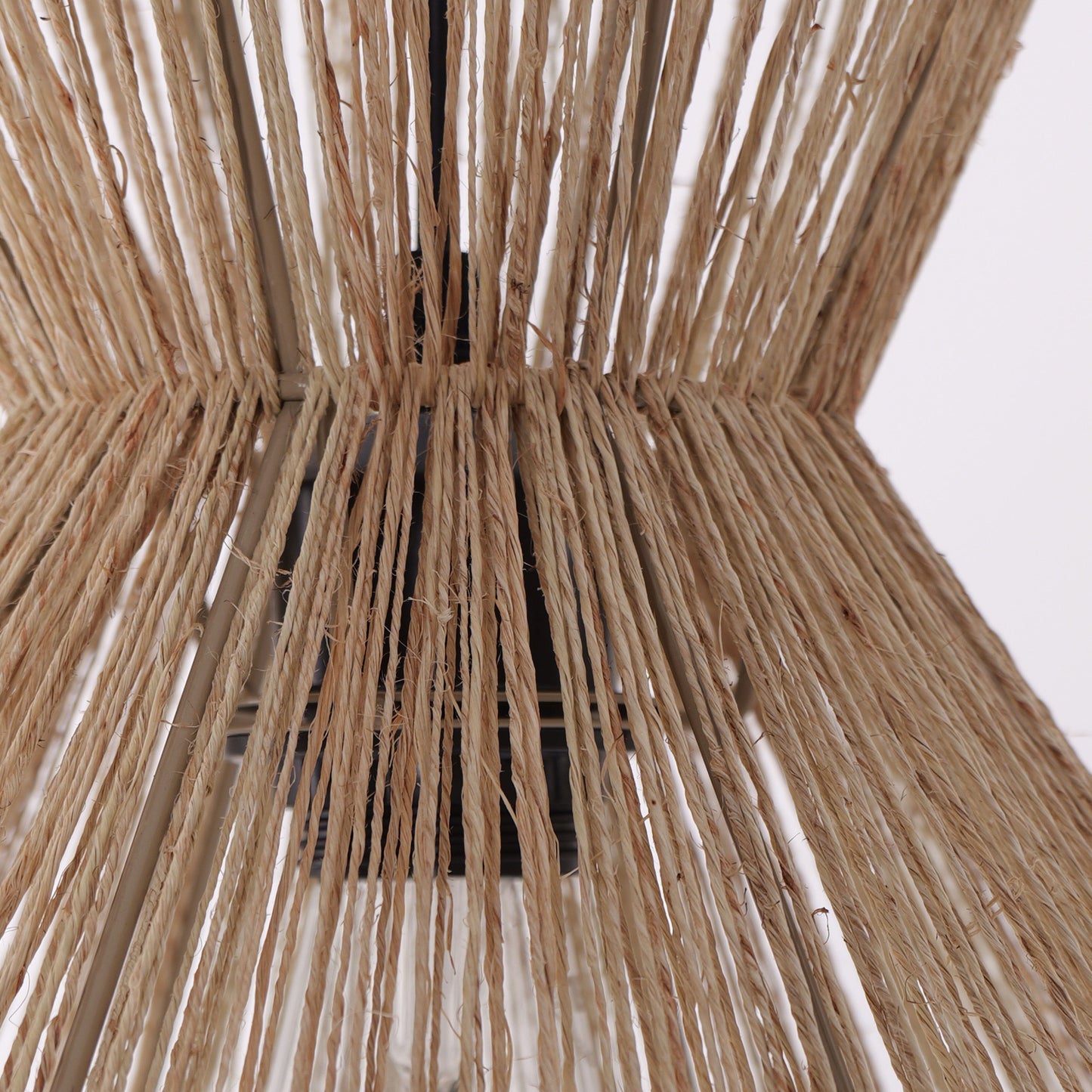 Living Nest UK Handcrafted Paper Rope Pendant Light for Cozy Living Spaces Living Nest UK