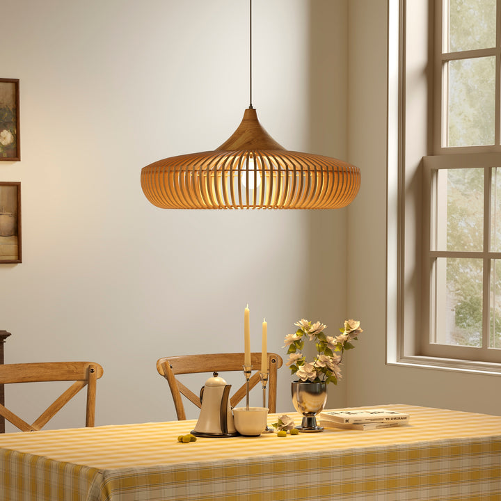 Shadome-Handcrafted Wooden Kitchen Pendant Light Fixtures