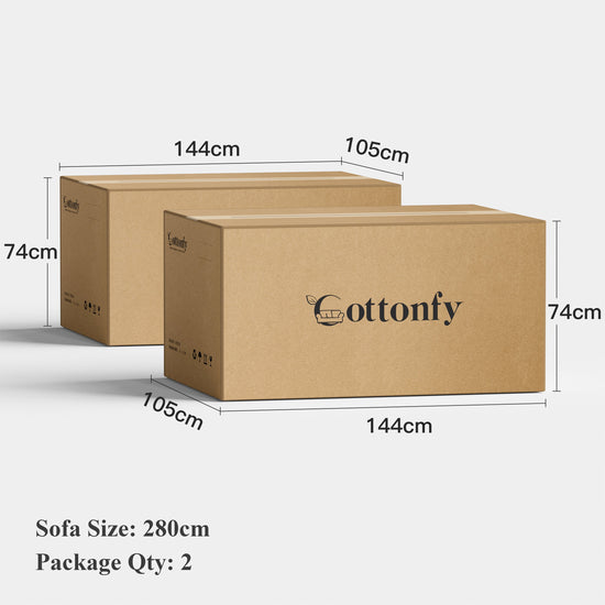 Elegant Linen Tofu Block Fabric Down Sofa