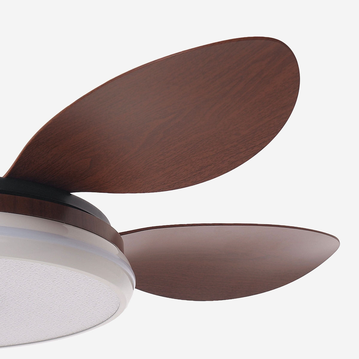 48 inch ceiling fan with dimmable LED light shown as a clean product view