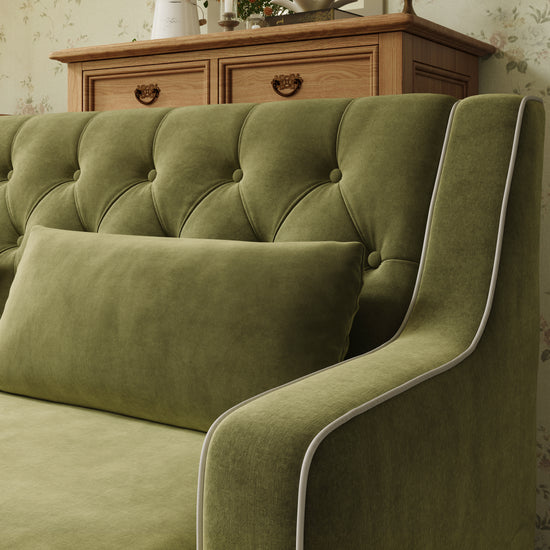 Country Fringe Skirt Sofa for Relaxed Home Living