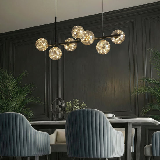 Cumulus - Modern Metal Chandelier with LED Starry Sky Effect