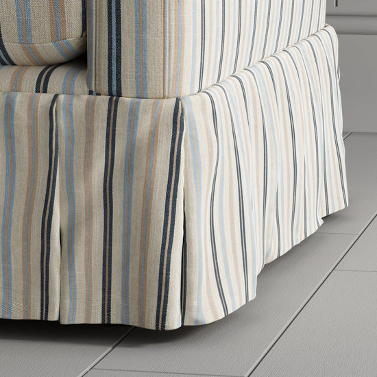 Country Check Sofa with Removable Skirted Covers