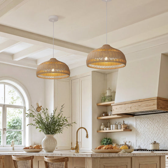 Lightsin Cella-Minimalist Bamboo Cone Ceiling Light Lightsin UK 2 Units 
