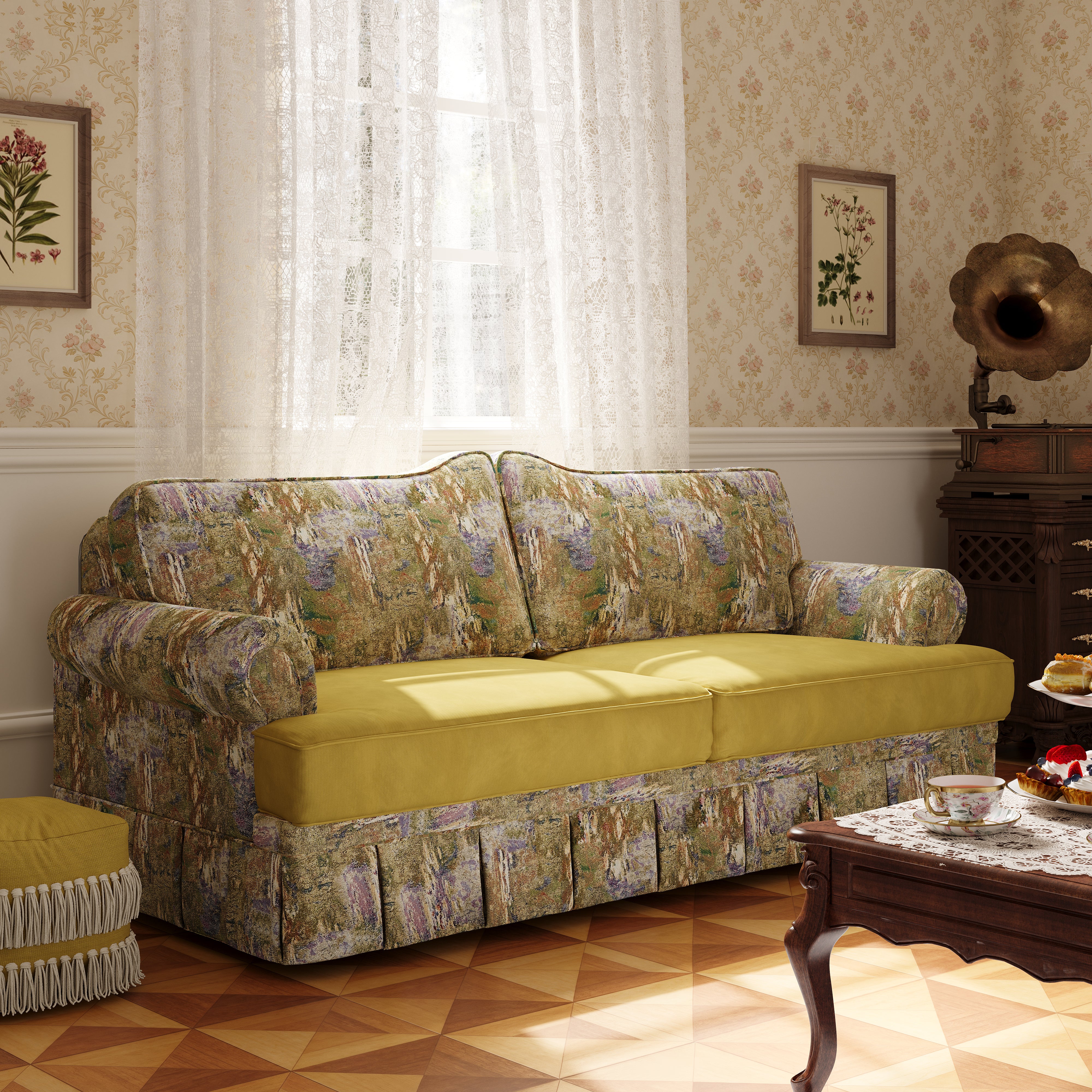 Kensington Chesterfield Style Retro Sofa with Storage