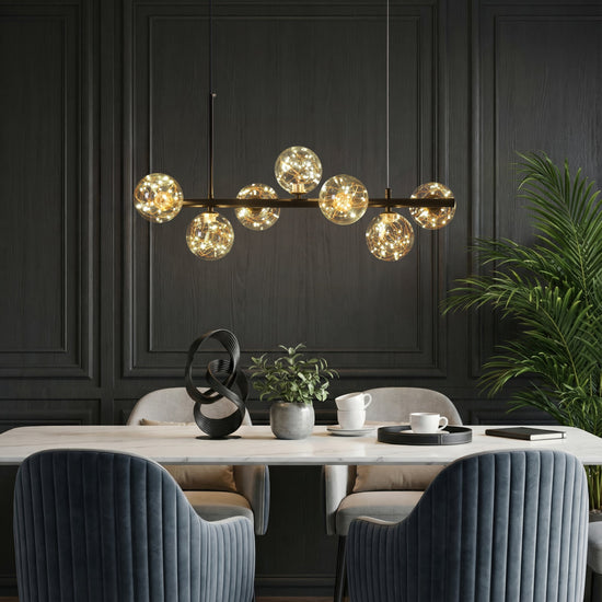 Cumulus - Modern Metal Chandelier with LED Starry Sky Effect