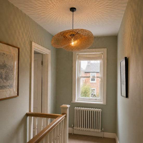 Lightsin Eco-Friendly Handmade Bamboo Pendant Light 60/80cm for Dining Room & Living Room Lightsin UK 