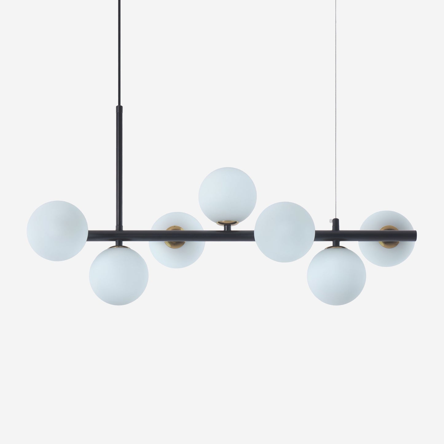 Cumulus - Modern Metal Chandelier with LED White Shade
