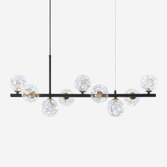 Cumulus - Modern Metal Chandelier with LED Starry Sky Effect