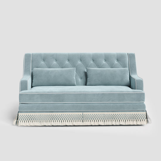 Cottonfy Country Fringe Skirt Sofa for Relaxed Home Living Cottonfy UK 