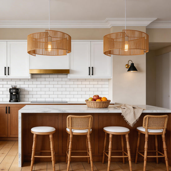 Twist Handwoven Paper Rope Pendant Light for Cozy Living Spaces
