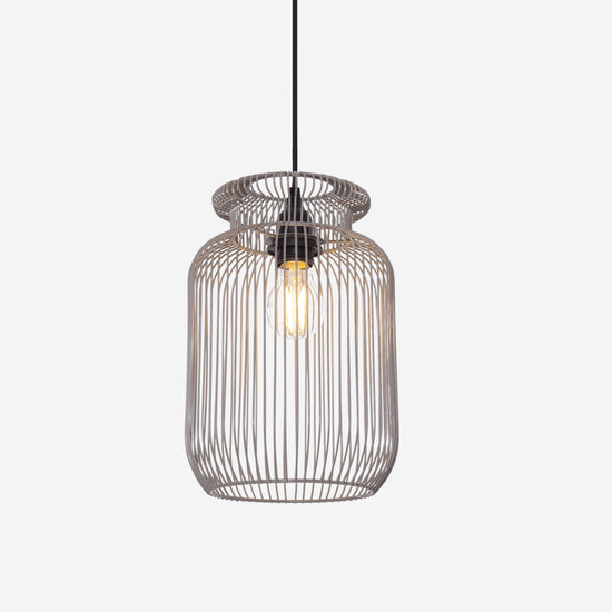 Lightsin Sleek Modern Grey Iron Pendant Light for Home D¨¦cor Living and Home 