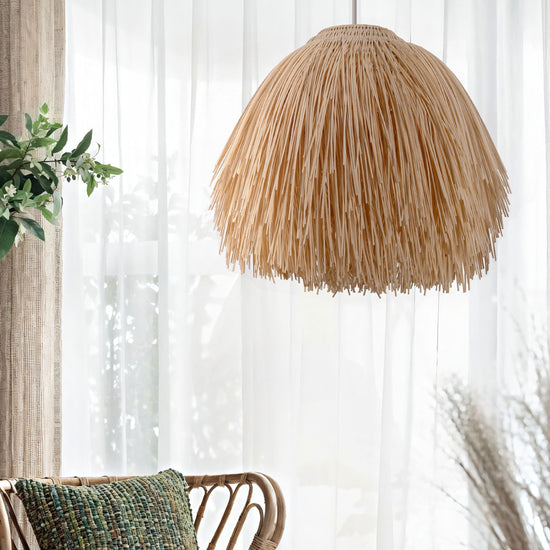 Lightsin Japanese Scarecrow Rattan Pendant Light Lightsin UK 1 Unit 