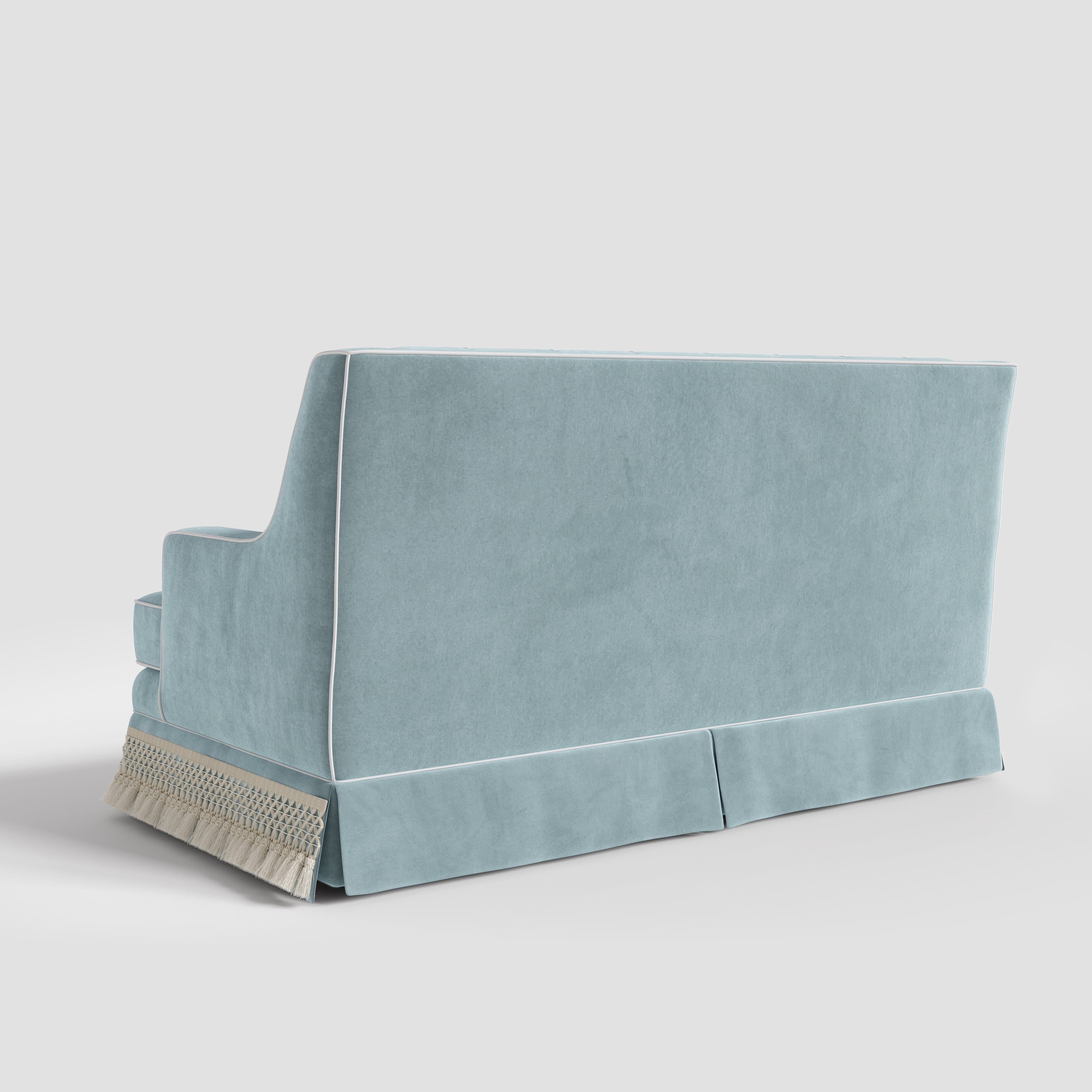 Cottonfy Country Fringe Skirt Sofa for Relaxed Home Living Cottonfy UK 