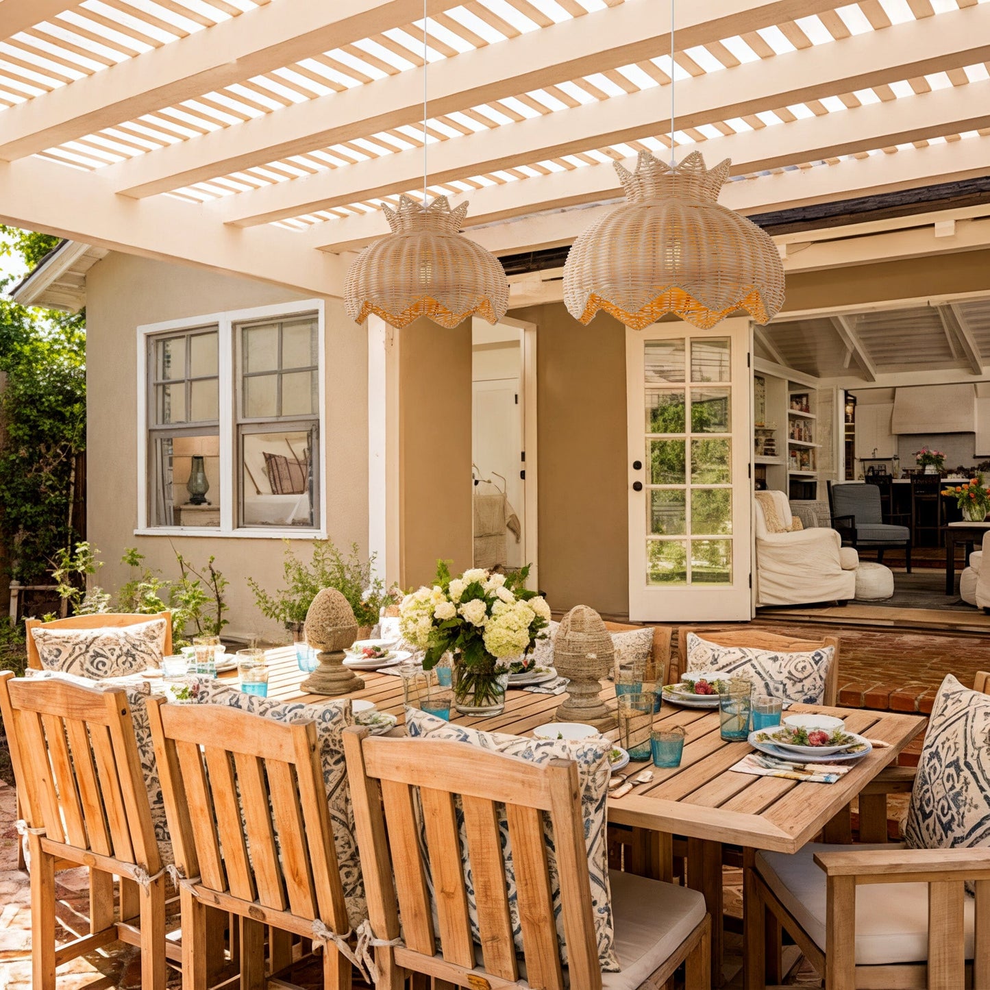 Lightsin Handwoven Paper Rope Pendant Light for a Natural & Cozy Ambiance Lightsin UK 