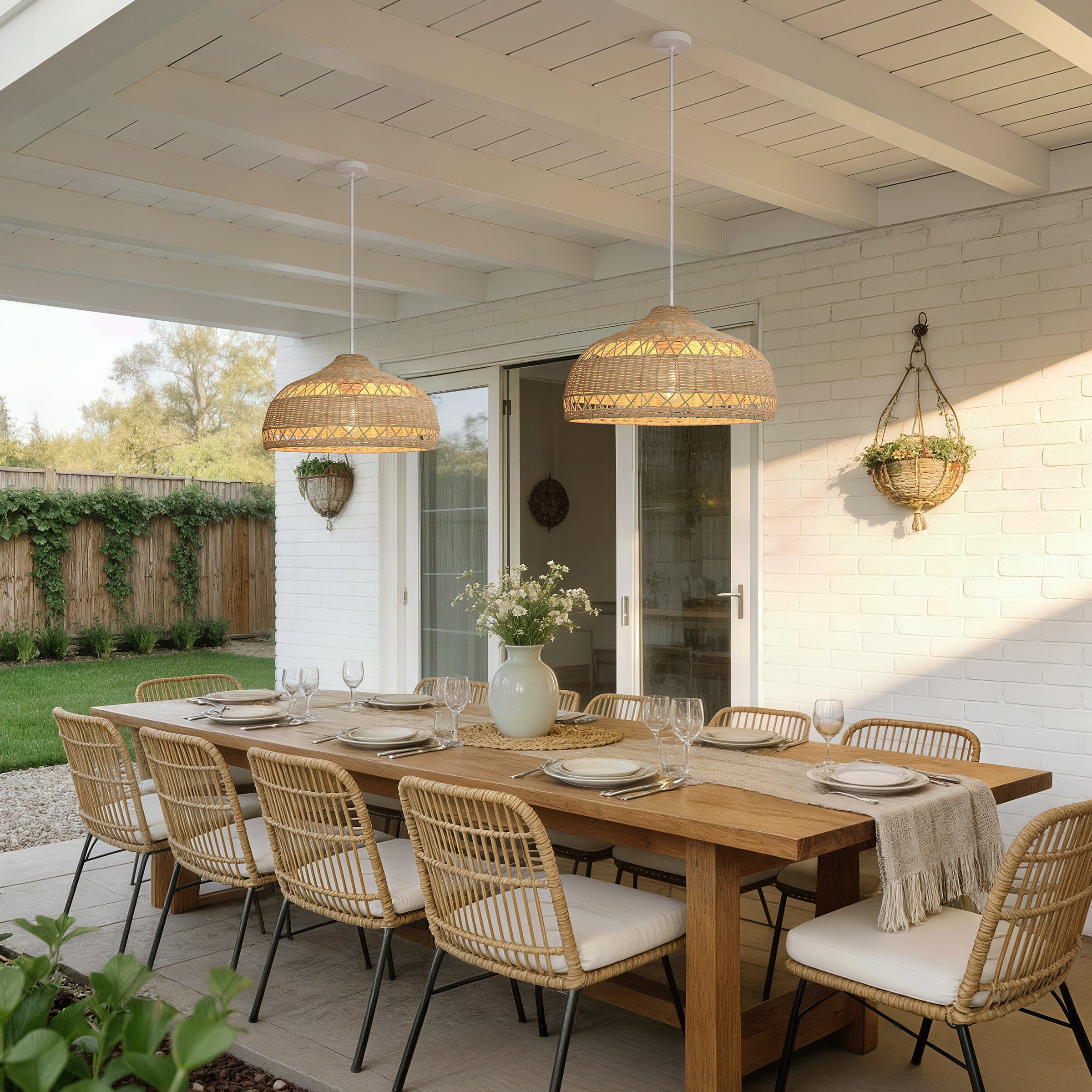 Lightsin Cella-Minimalist Bamboo Cone Ceiling Light Lightsin UK 