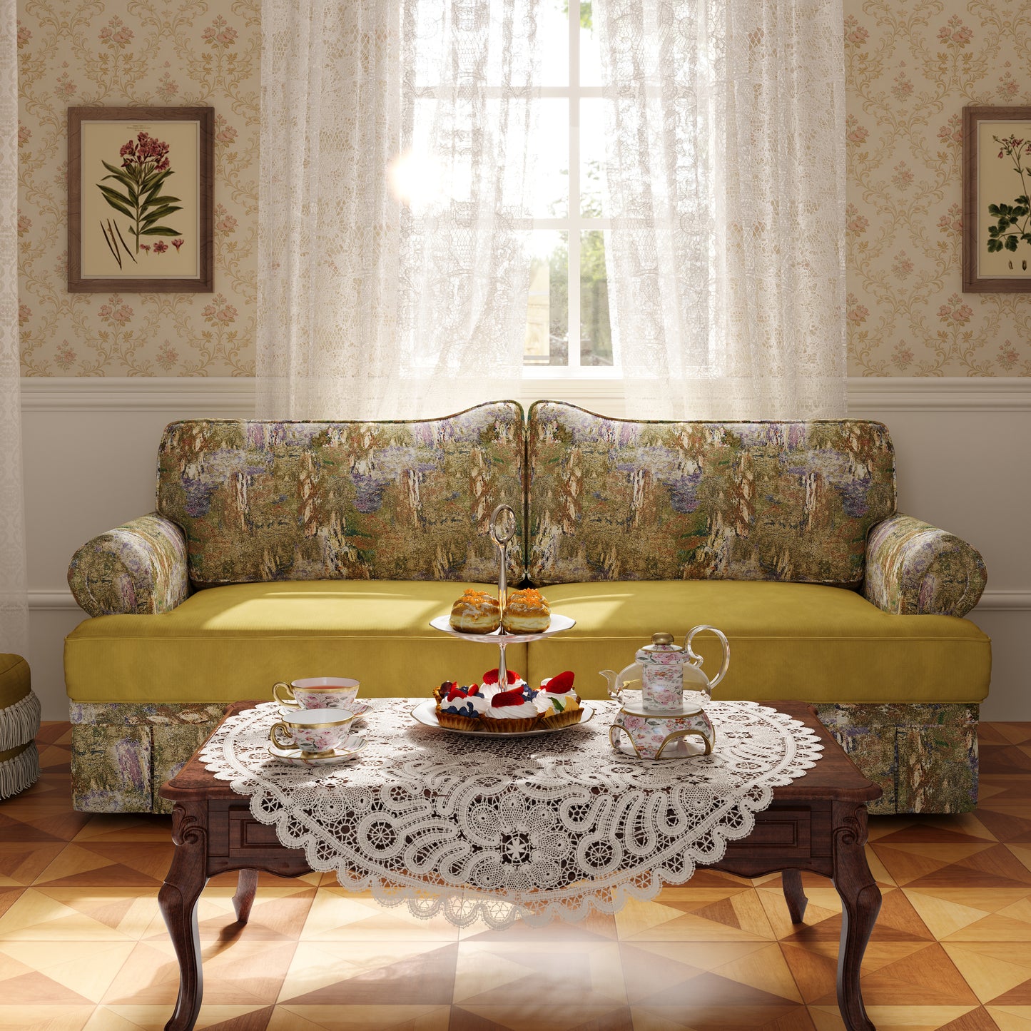 Kensington Chesterfield Style Retro Sofa with Storage
