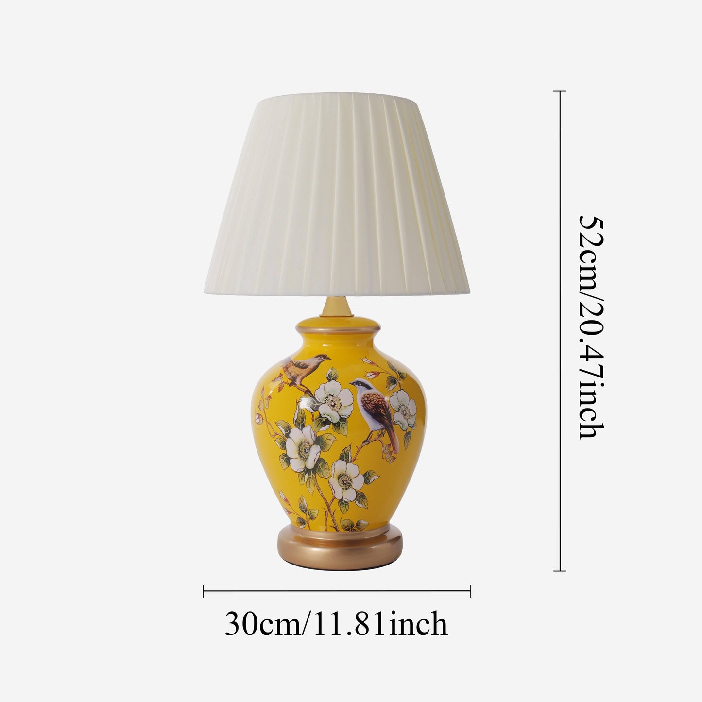 Chinoiserie Hand-Painted Ceramic Table Lamp Collection