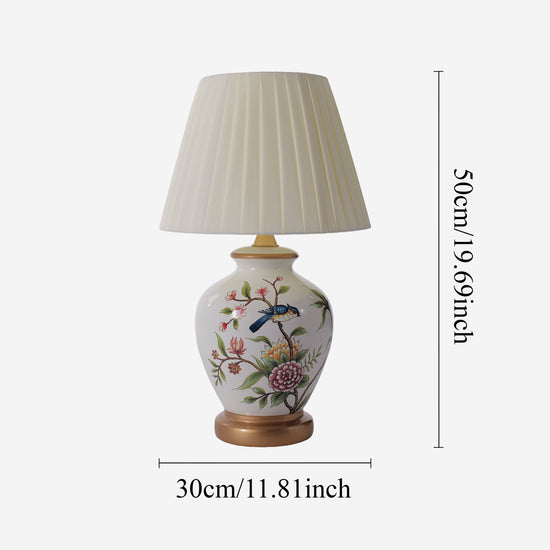 Chinoiserie Hand-Painted Ceramic Table Lamp Collection