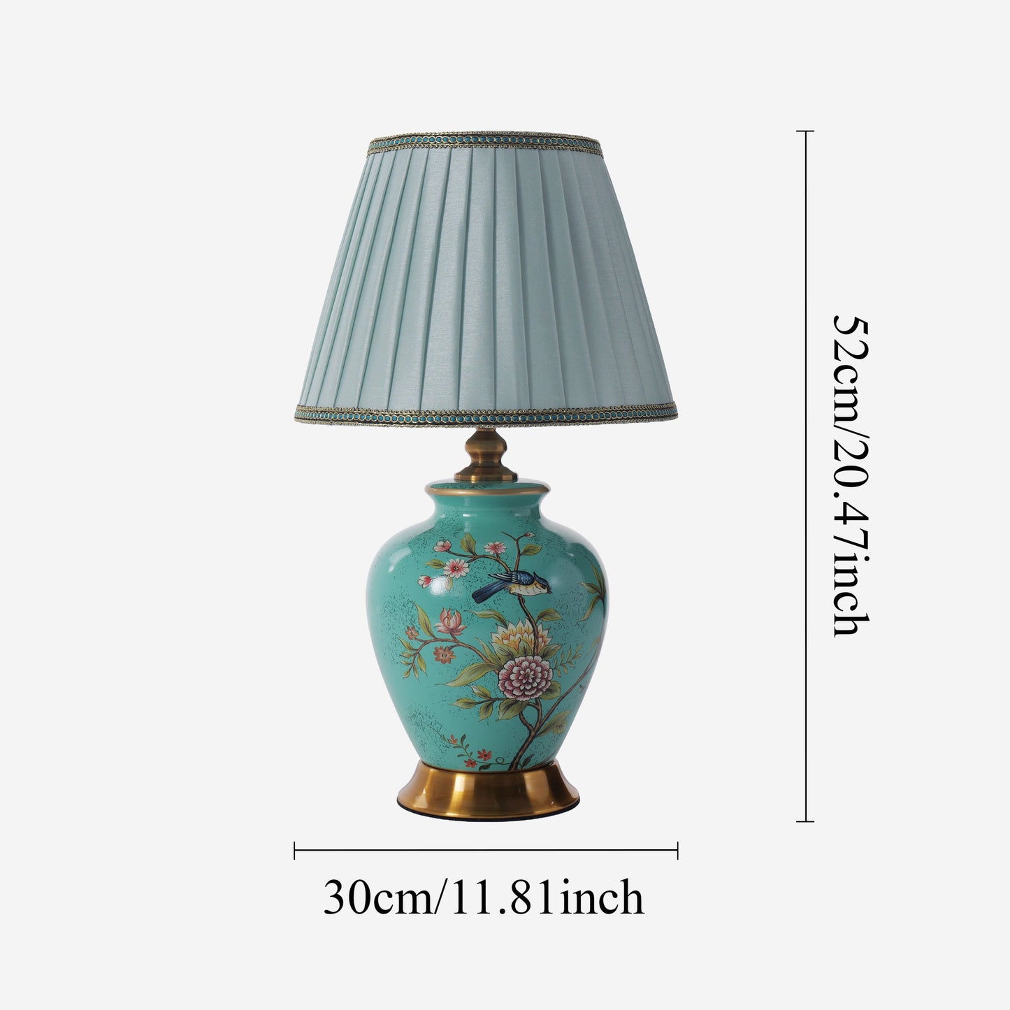 Chinoiserie Hand-Painted Ceramic Table Lamp Collection