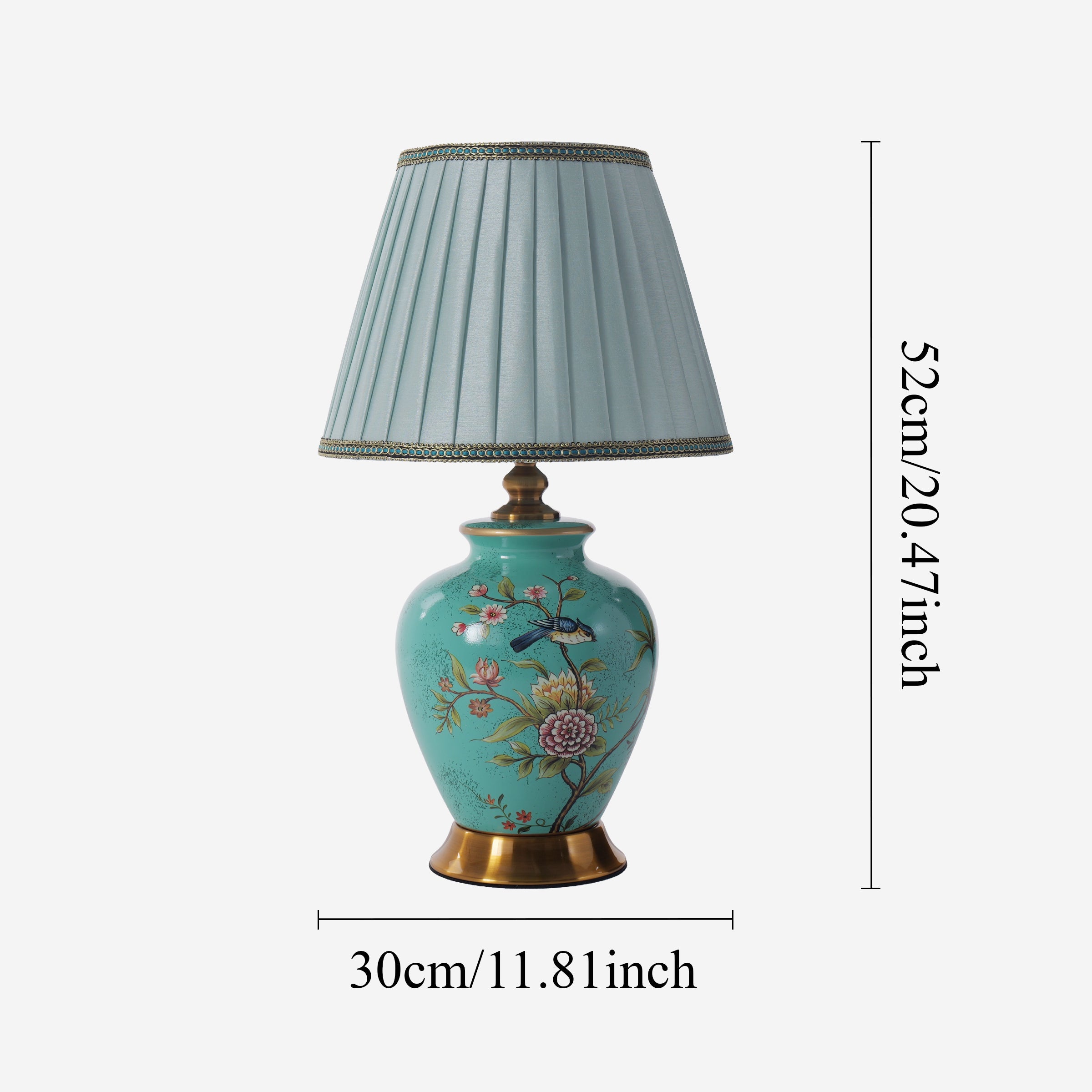 Chinoiserie Hand-Painted Ceramic Table Lamp Collection